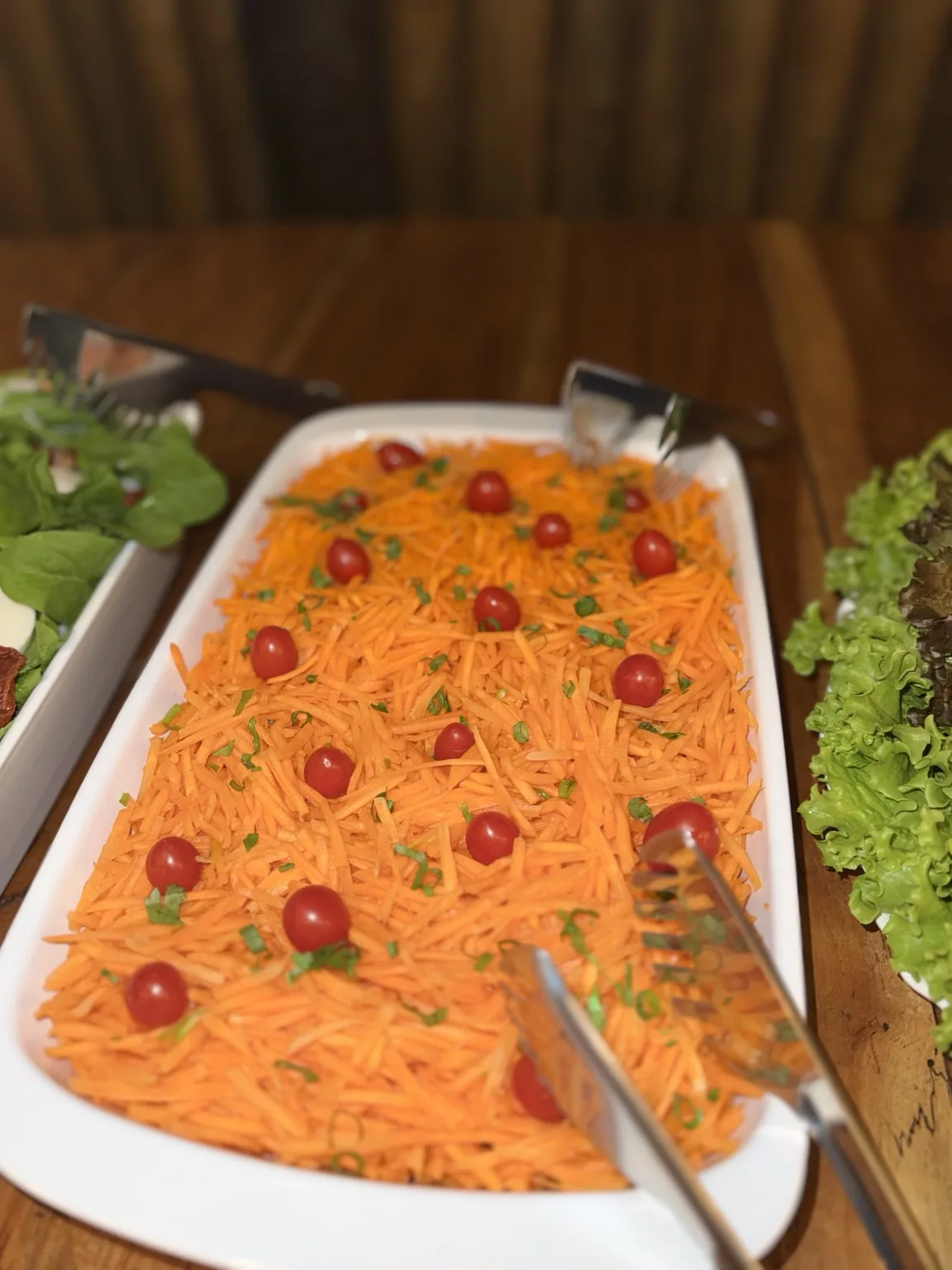 Foto real do Buffet do Marquinhos