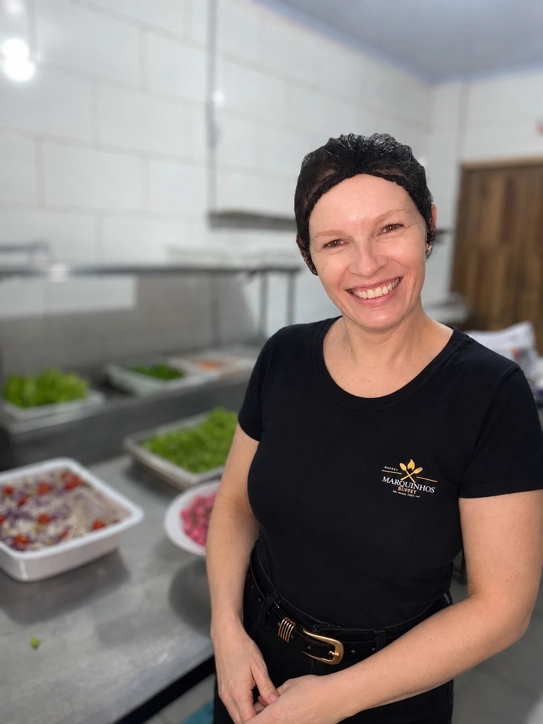 Virgínia — Proprietária, fundadora e responsável pela cozinha